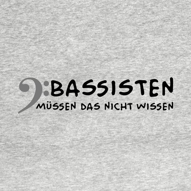 Bassisten muessen das nicht wissen by schlag.art